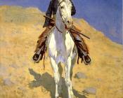 费雷德里克 雷明顿 : Self Portrait on a Horse